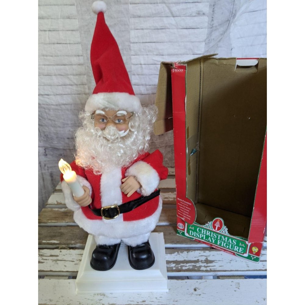 Motionette Telco mini Santa 12" animated sound lig